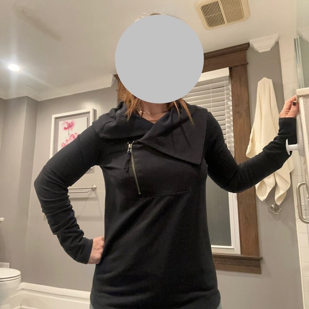 Loft black sweatshirt